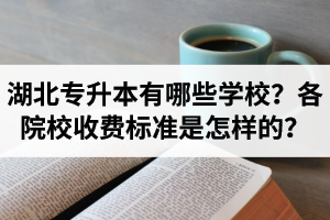 湖北專升本有哪些學(xué)校？各院校收費標(biāo)準(zhǔn)是怎樣的？