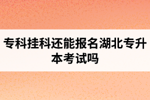 ?？茠炜七€能報(bào)名湖北專升本考試嗎？在哪里能獲取最新的專升本資訊？