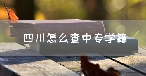 四川怎么查中專學(xué)籍？(圖1)