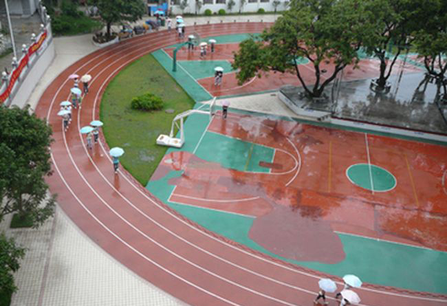 泉州財(cái)貿(mào)職業(yè)技術(shù)學(xué)校校園雨景