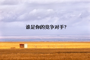 誰是你的競爭對手？